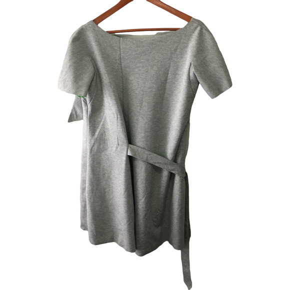 NEW Rafael Cennamo Wrap Side Tie Jacket Cardigan Gray/ Lime Green Sz 2 MSRP$ 925 - Picture 2 of 6